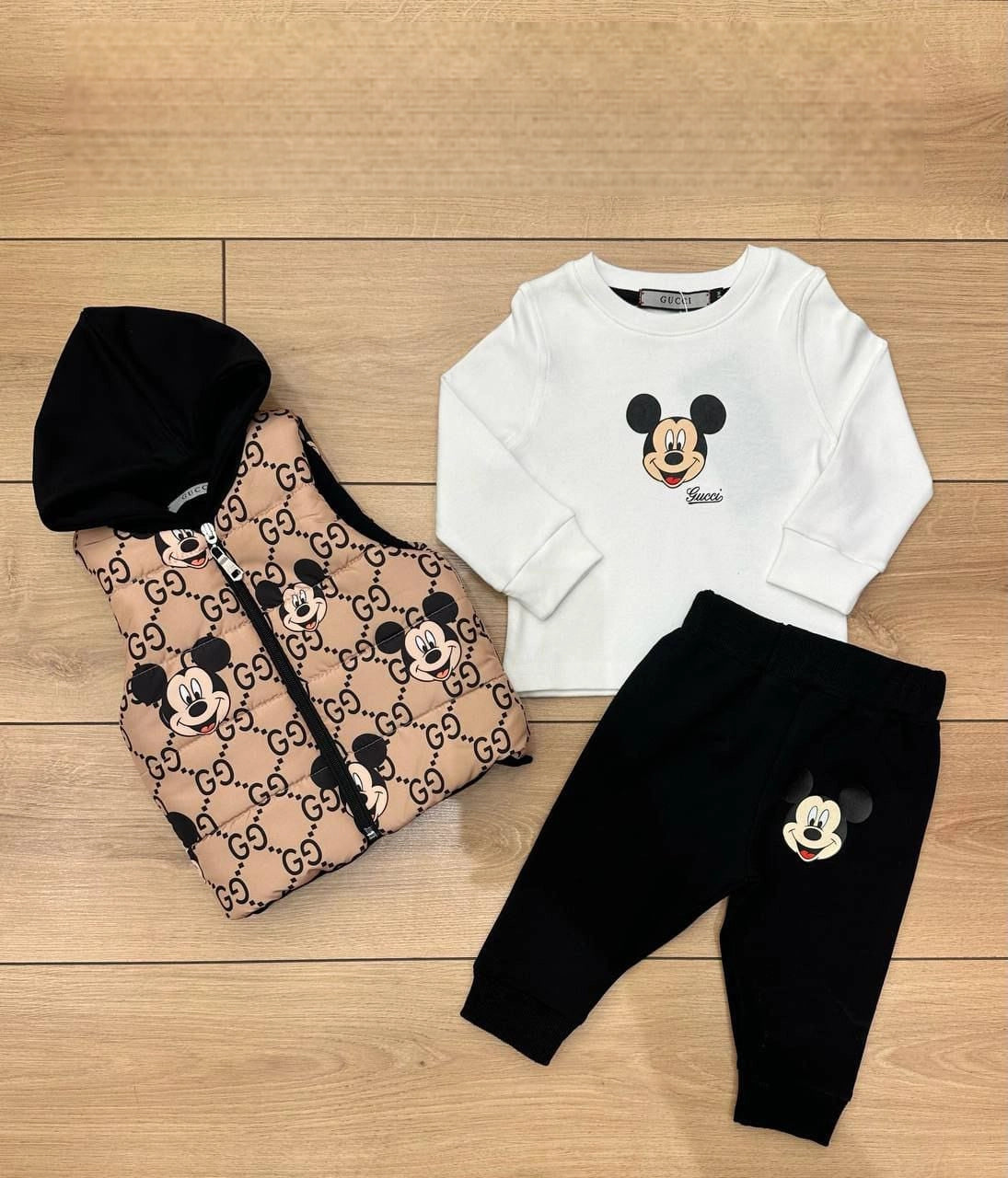 Gucci Girls/Boys 3-Piece Mickey Mouse Outfit Set - Baby Girls/Boys (2PCs)