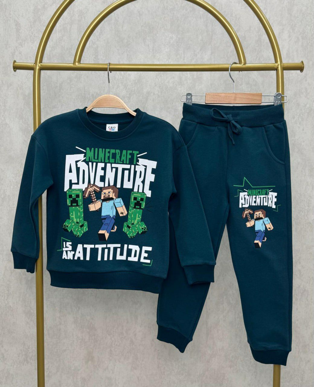 MInecraft Adventure Kids Boys Cotton Set - Kids Boys (2PCs)