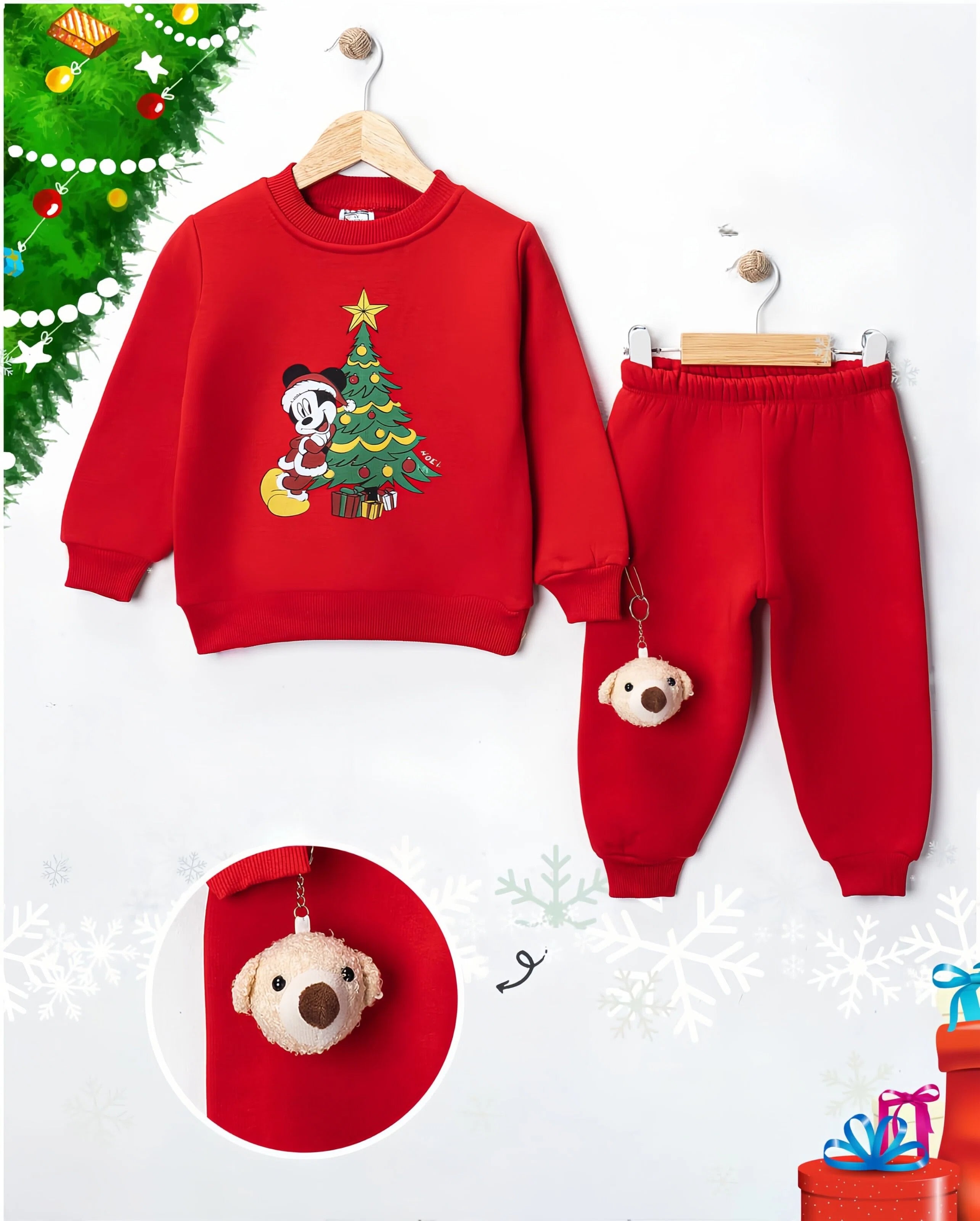 Christmas tree Minnie Mouse Kids' Sweater & Pants Set - Kids Girls (1-4Y)