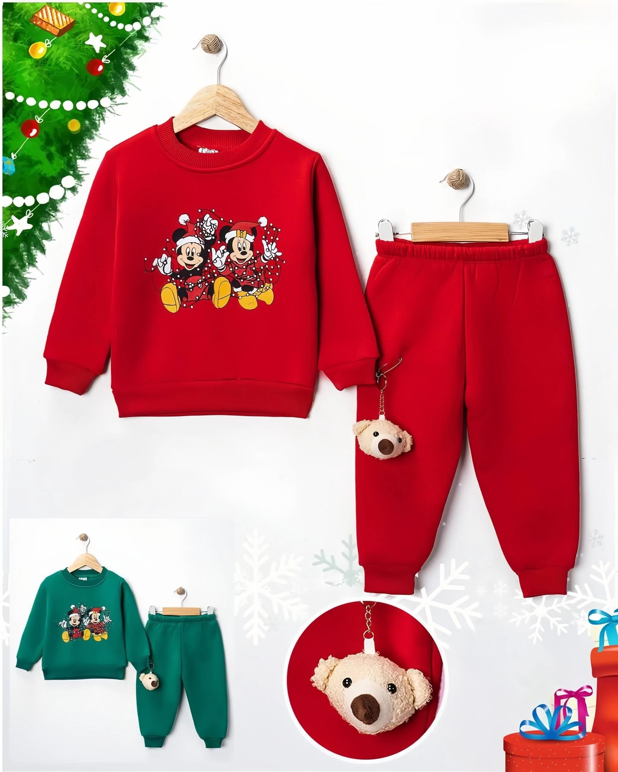 Christmas Mickey Mouse Kids' Sweater and Pants Set - Kids Boys (1-4Y)