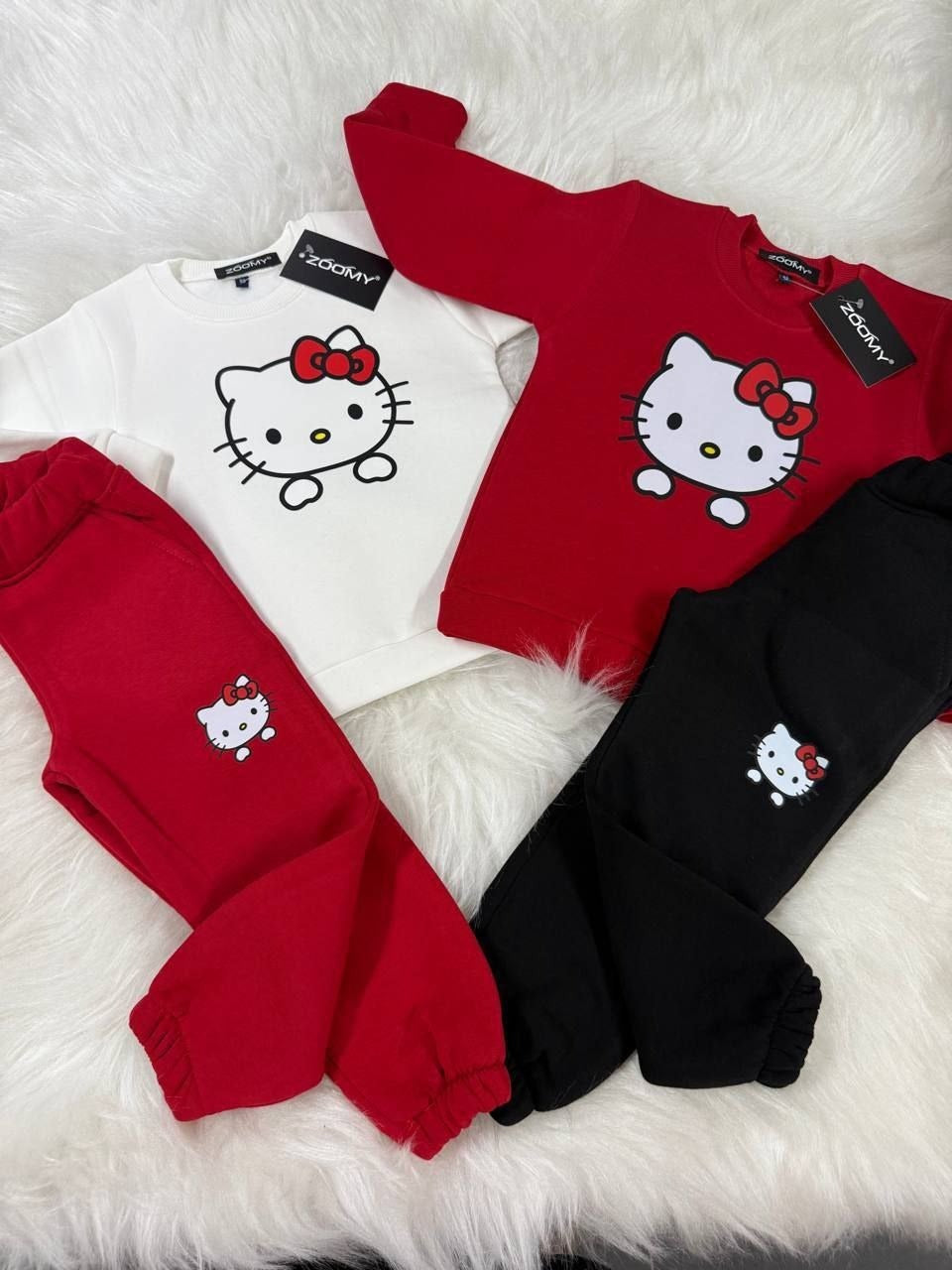 Hello Kitty Girls Sweatshirt and Jogger Set- Kids Girls (3-12Y)