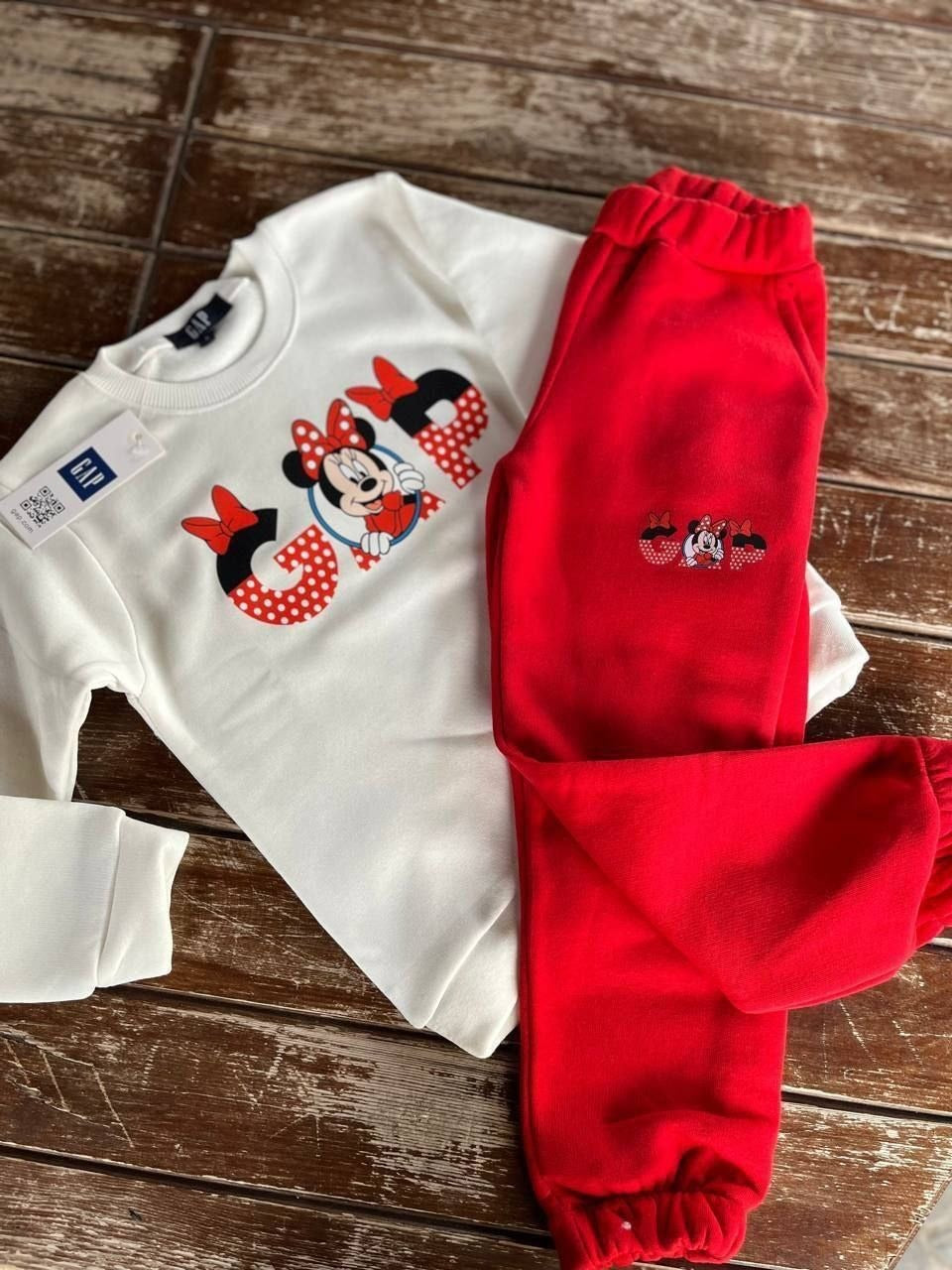 Minnie Mouse Girls Sweatshirt and Jogger Kids Set - Kids Girls (3-12Y)