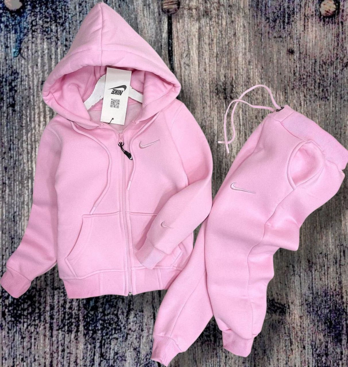 Nike  Hoodie and Joggers Tracksuit Set (Fleece Inside) - Kids Girls (2-16Y)