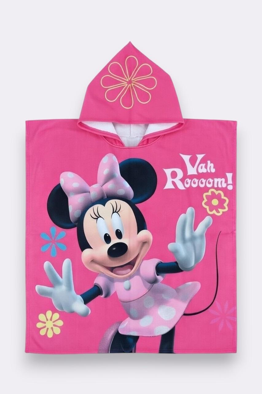 Disney Minnie Mouse Hooded Towel Poncho - Kids Girls (All Ages)