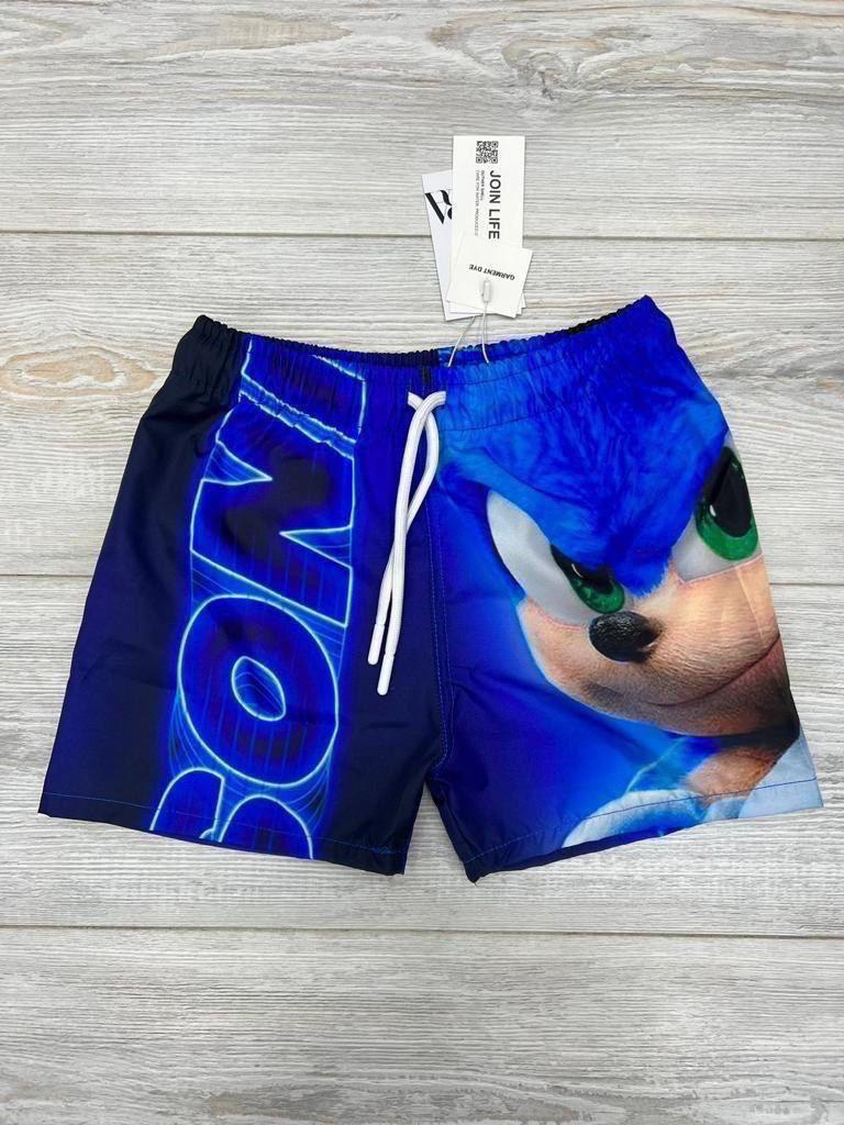 Kids Sonic the Hedgehog Swim Trunks - Kids Boys (Ages 2-12)