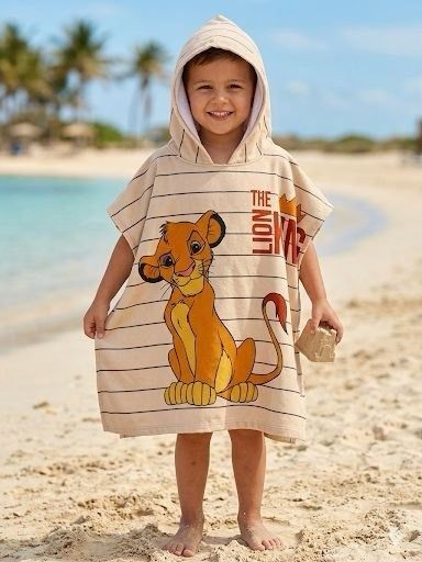 The Lion King Hooded Beach Poncho - Kids Boys (All Ages)