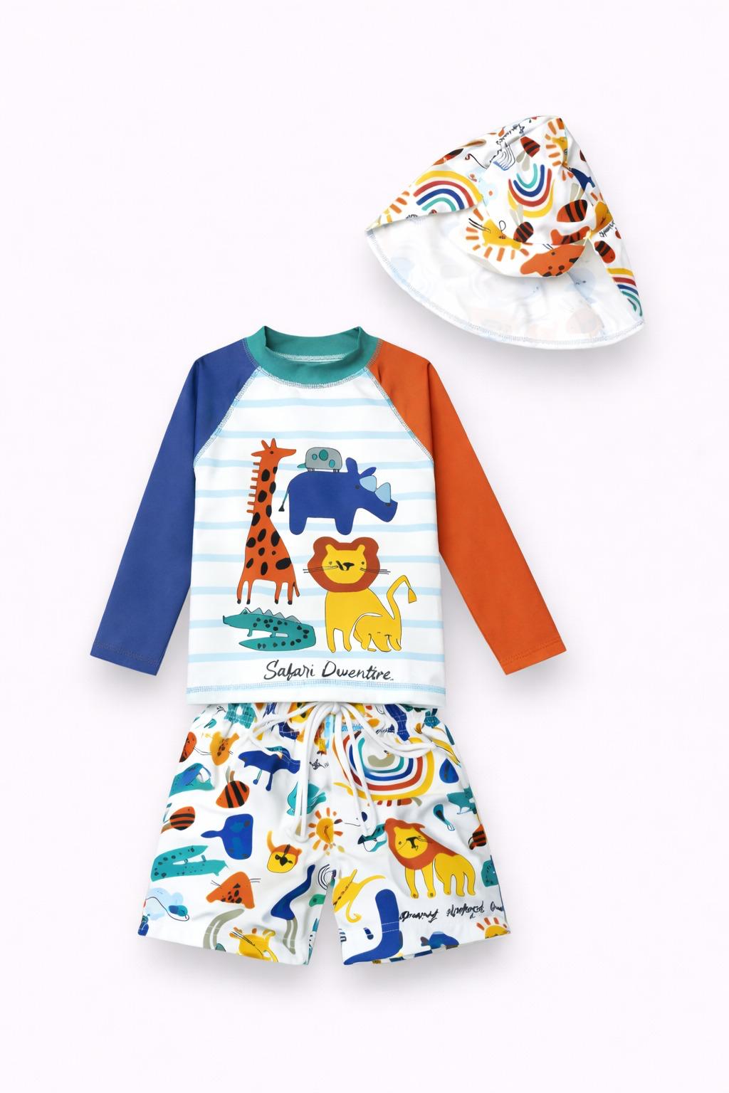 شورت سباحة سبايدرمان للأولاد - تصميم حركة شبكية - للأولاد الصغار