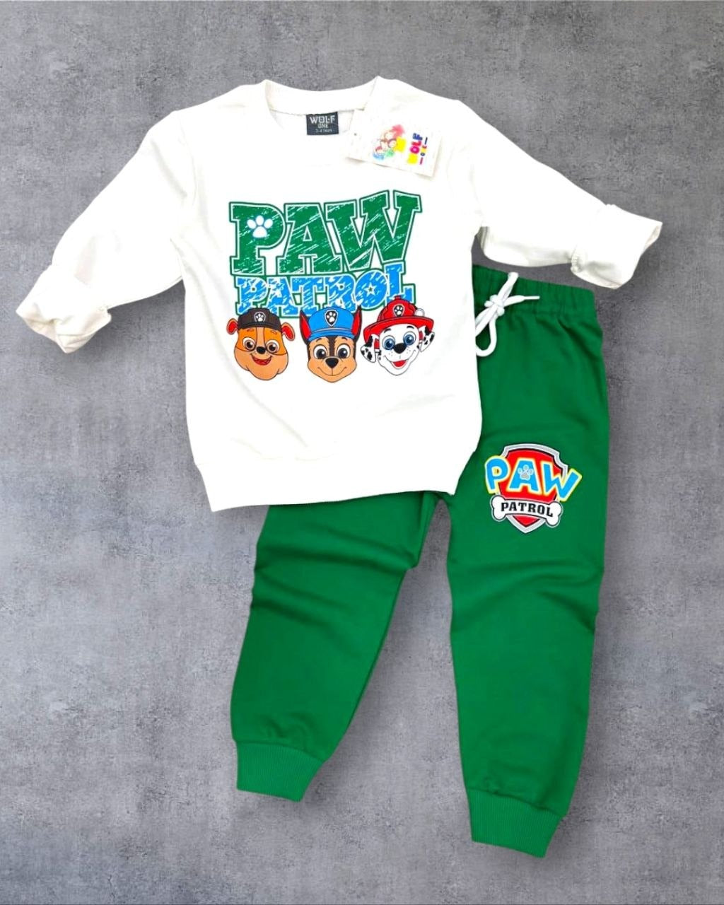 Paw Patrol Kids Autumn Green Set - Kids Boys (Ages 3 to 10)