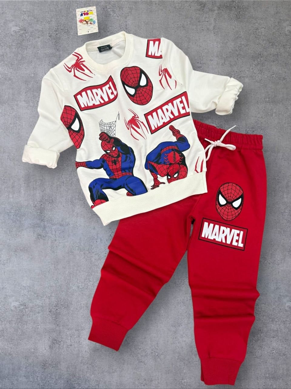 Marvel Spider-Man Kids Autumn Red Set - Kids Boys (Ages 3 to 10)