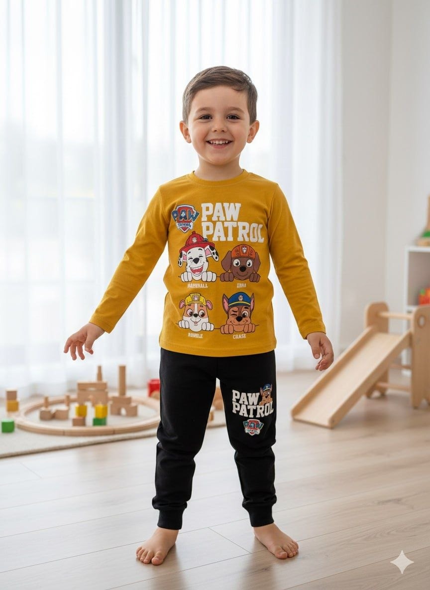 Paw Patrol Autumn Top and Pants Set – Kids Boys (Ages 2 to 8)