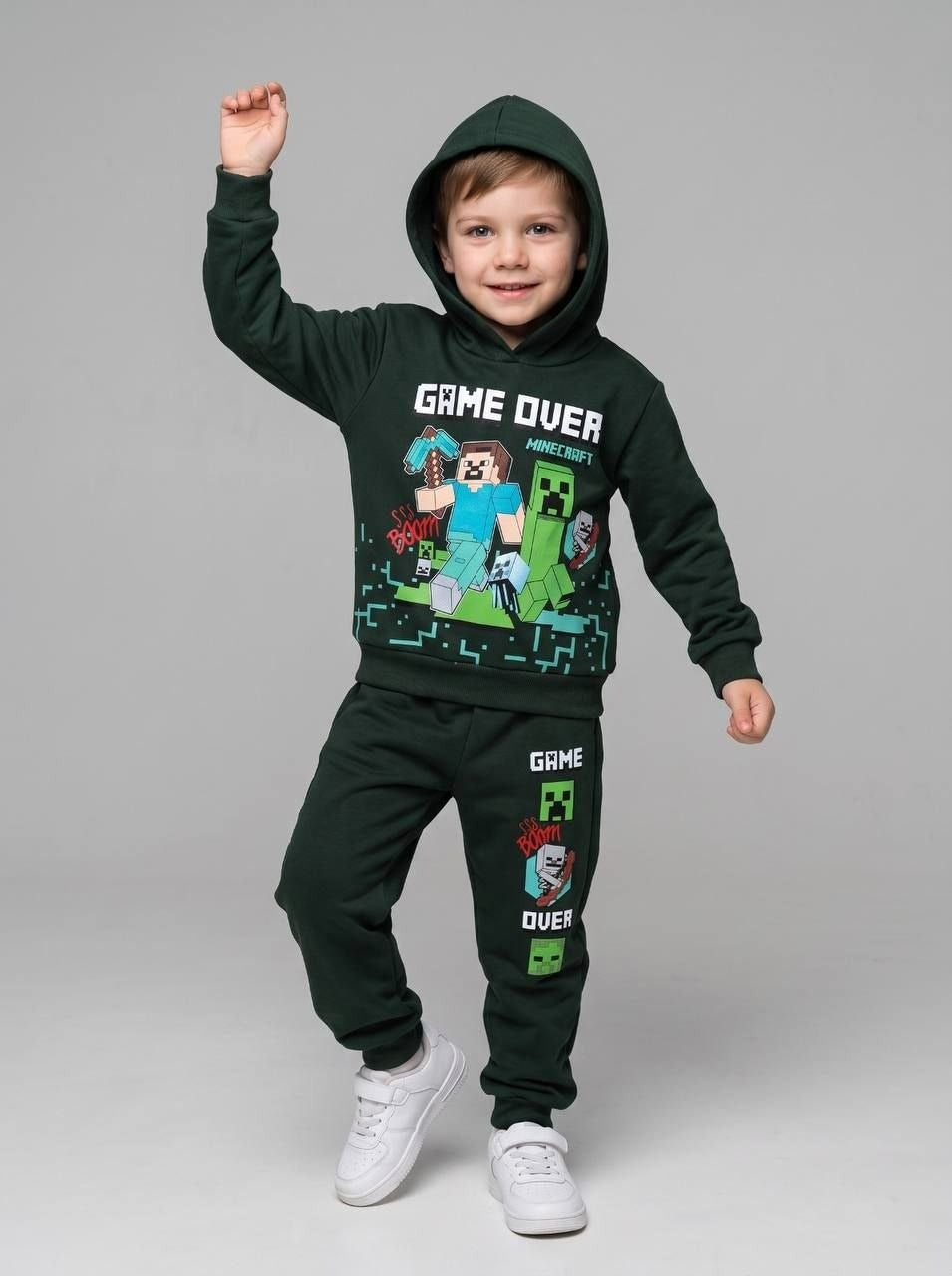 Minecraft "Game Over" Hoodie and Joggers Kids Set - Boys (3-10)