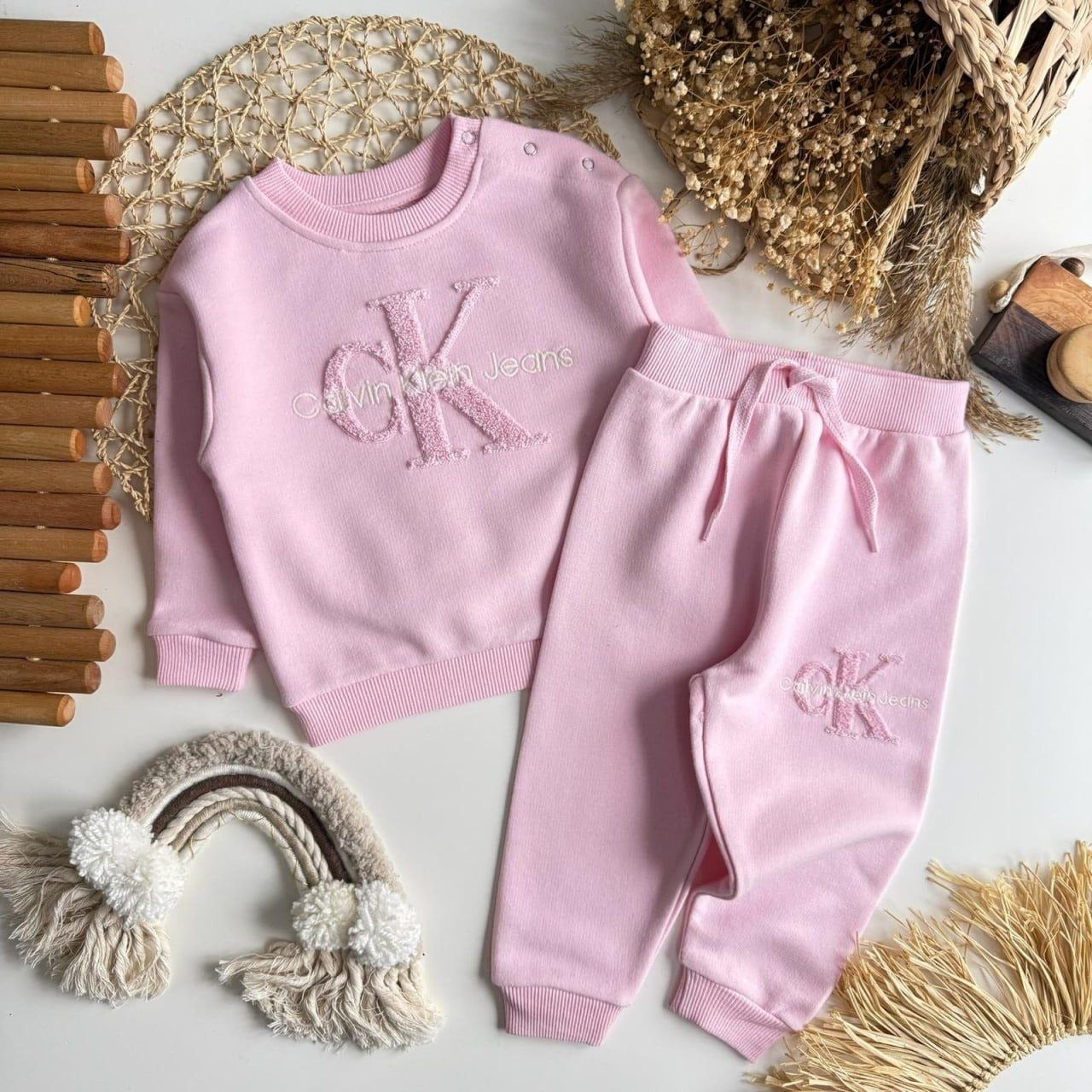 Calvin Klein Jeans Baby Sweatshirt Set - Baby Girls (6 - 36M)