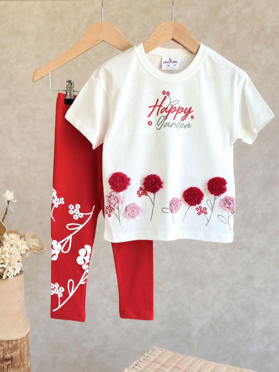 Happy Garden Girls’ Floral Set - Kids Girls