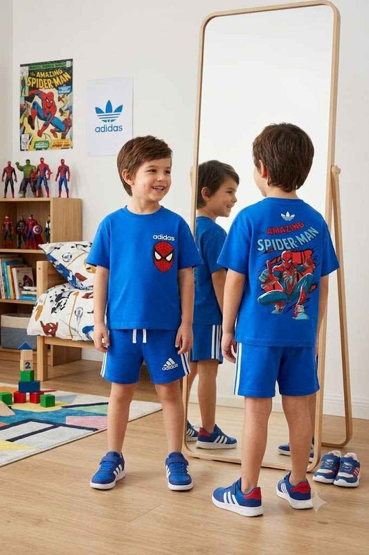 ADIDAS Action-Packed and Fun Spider-Man Summer Set –– Kids Boys (Ages 2 to 8)