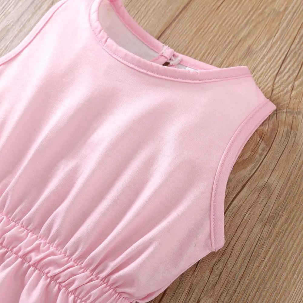Summer Dress Gradient Color Casual Sleeveless - Toddler Girl - Novo Kids