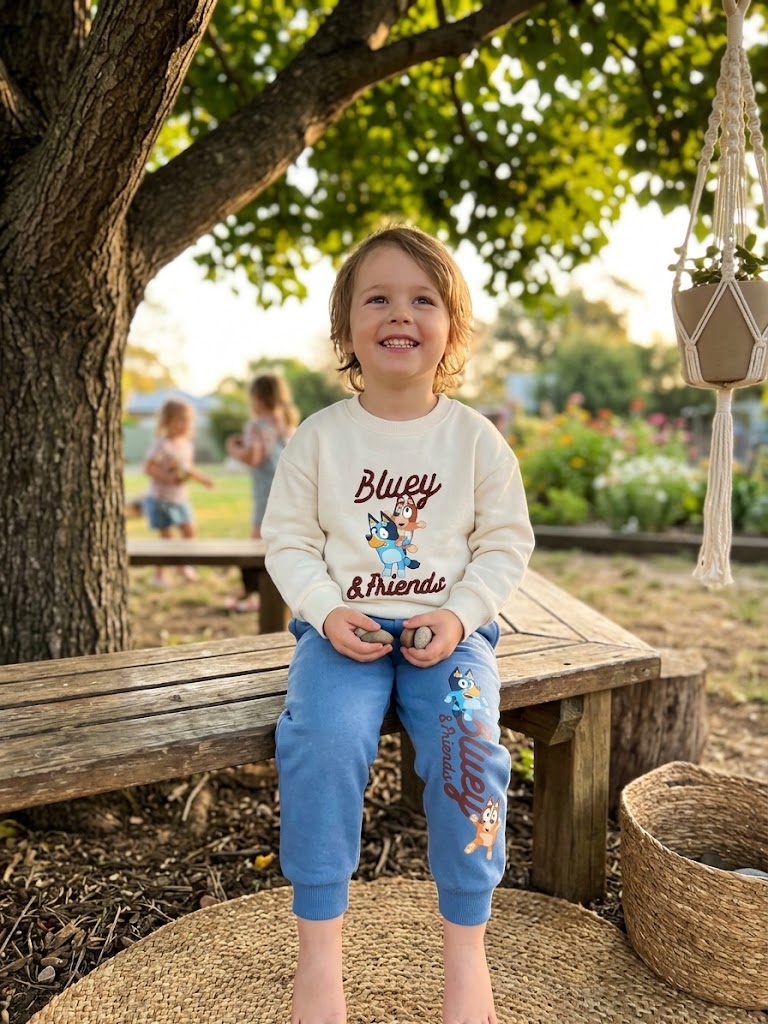 Bluey and Friends Kids Two-Piece Set - Kids Boys/girls (Ages 2 to 8)