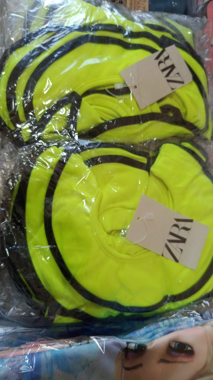 Neon Ruffle Diva Swimsuit – 3-Piece Set - Kids Girl