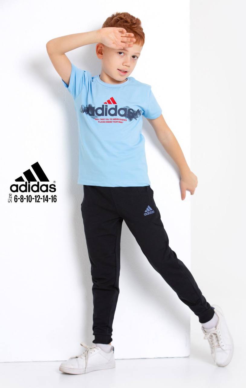 Adidas Boys' Athletic Set – Tshirt & Jogger - Kids Boys (2Pcs)