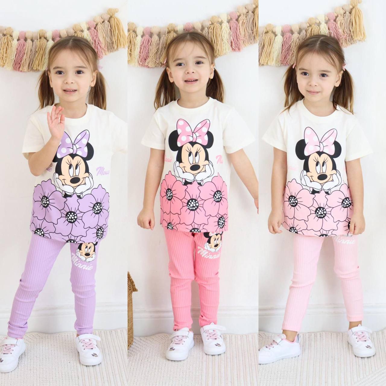 Minnie Mouse Floral 2-Piece Girls Set - Kids Girl (2PCs)