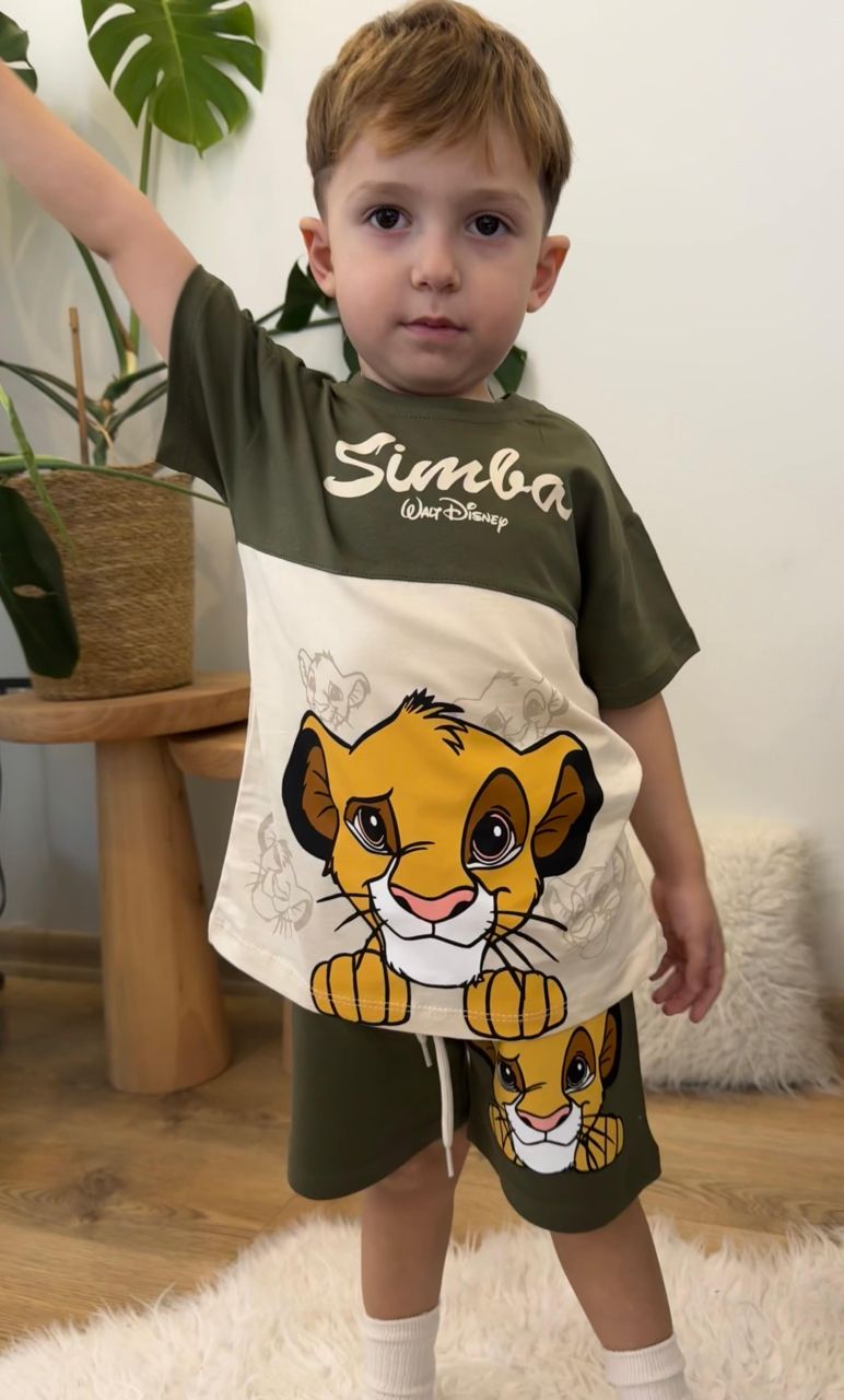 Disney Simba T-Shirt and Shorts Set for Boys - Kids Boys