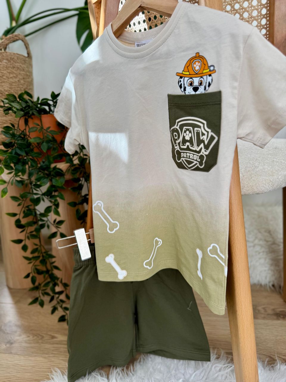 PAW Patrol Character T-Shirt and Shorts Set for Boys - Kids Boys