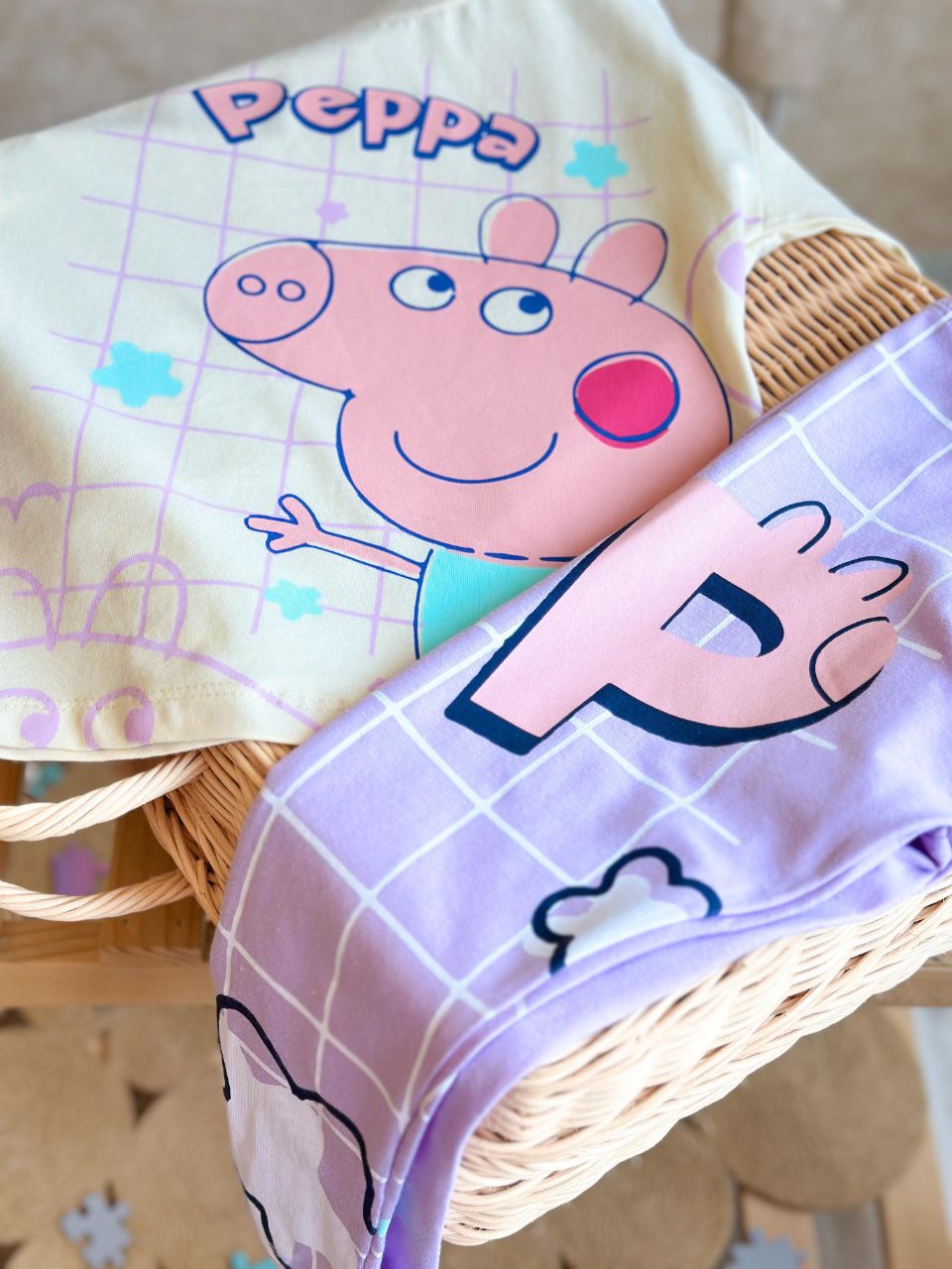 Peppa Pig Girls’ T-Shirt and Leggings Set– Kids Girls