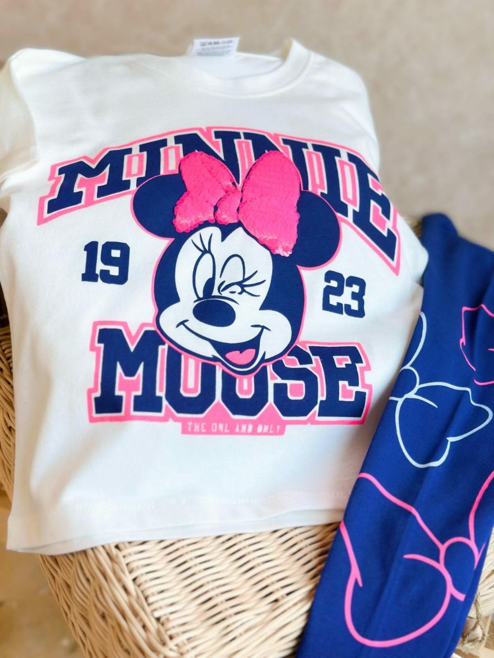 Minnie Mouse Girls' Outfit Set  2  pieces- Kids Girls