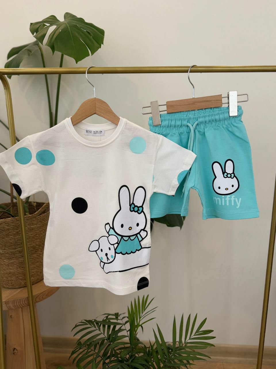 Miffy and Friends Aqua Blue Summer Set -  Kids Girls