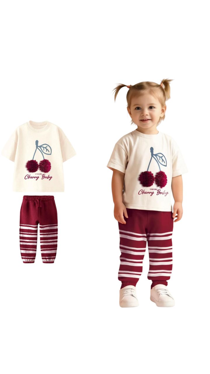 Cherry Baby Two-Piece girls Set - Kids Girls