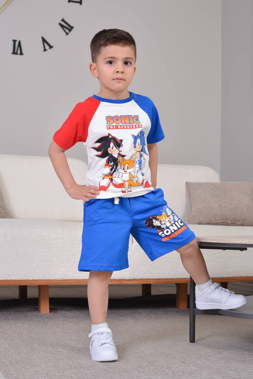 Boys' Sonic the Hedgehog 2-Piece Summer Set- Kids Boys
