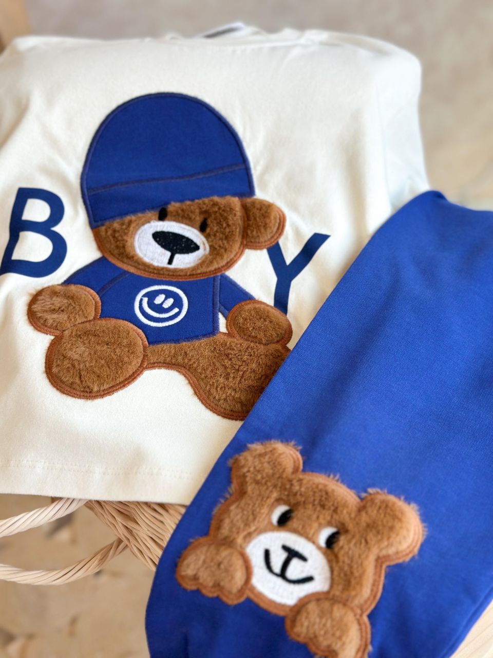 Cool Teddy Bear T-Shirt and Jogger Set for Boys - Kids Boys