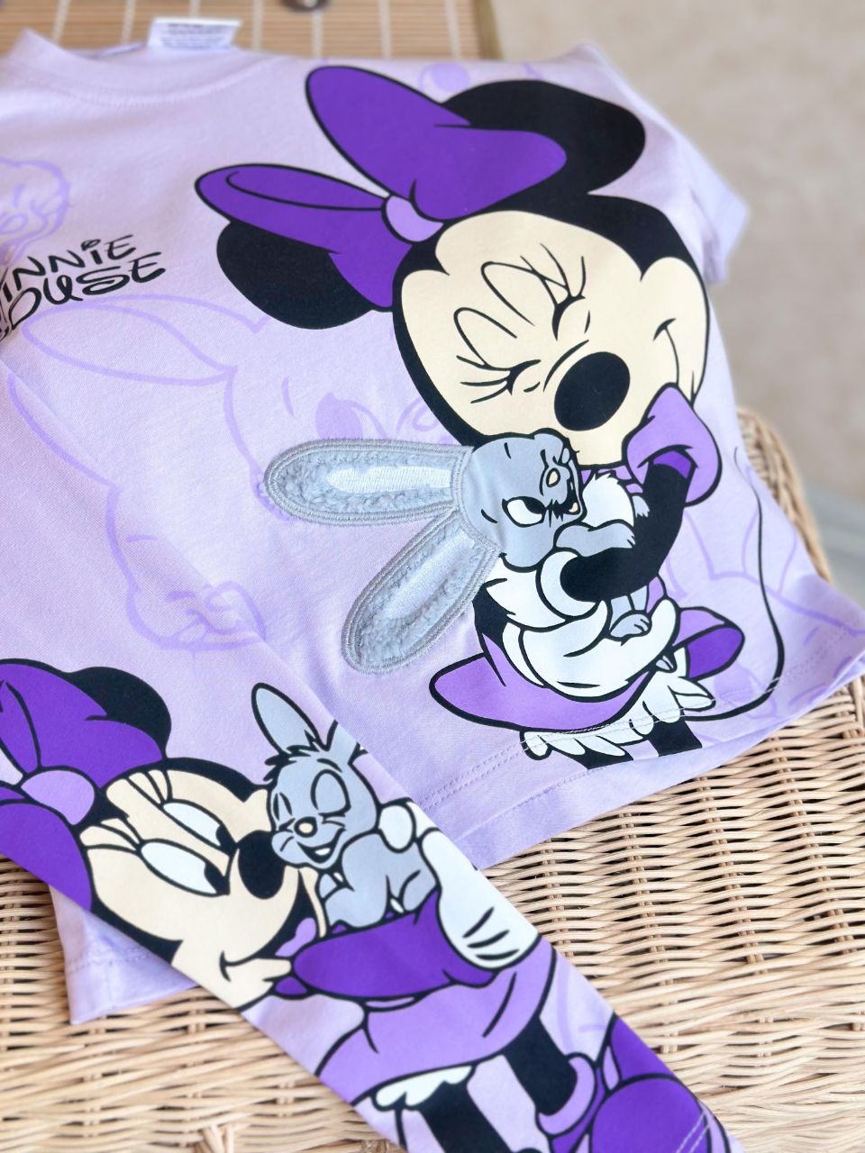 Disney Minnie Mouse Girls’ Lavender Outfit Set  - Kids Girls