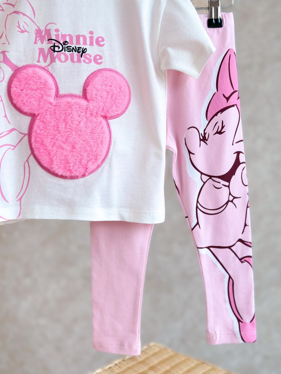 Girls' Disney Minnie Mouse 2-Piece Set – T-Shirt and Leggings- Kids Girls