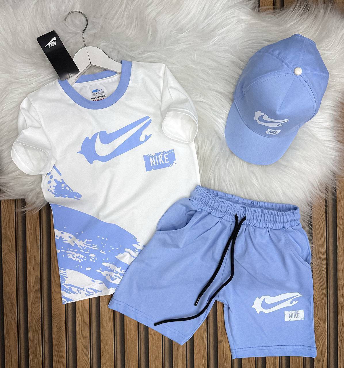 Nike-Inspired 3-Piece Summer Set - Kids/Teens Boys