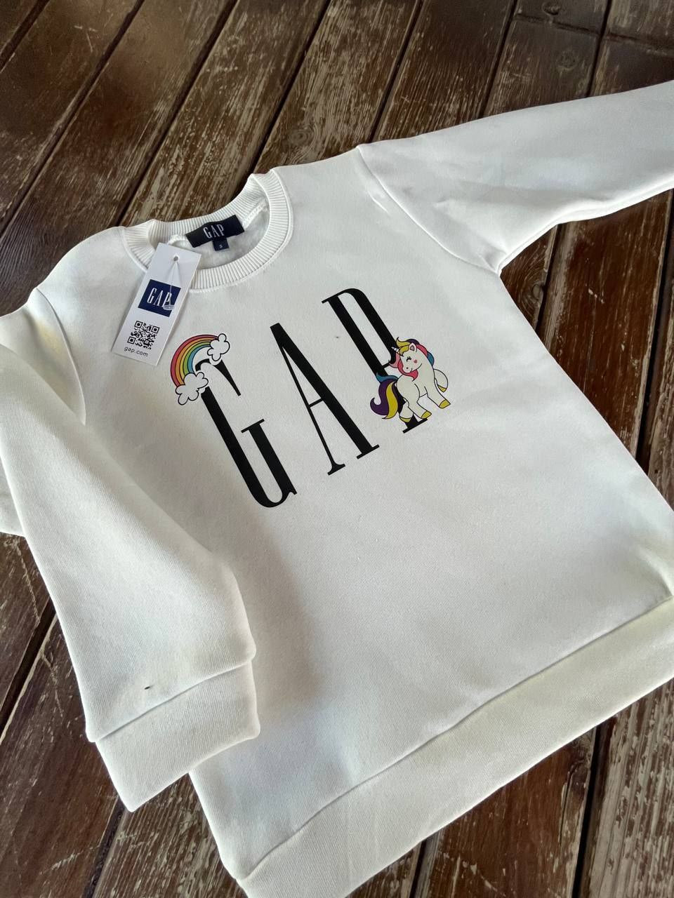 GAP Unicorn Sweatshirt and Jogger Kids Set (Fleece Inside) - Kids Girls (2PCs)