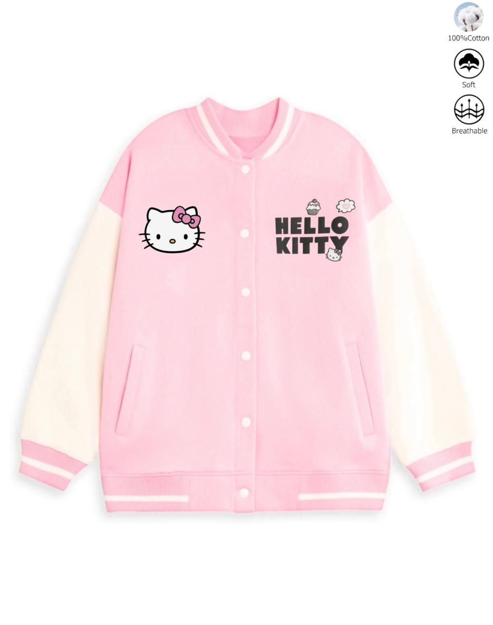 Hello Kitty “Always Cute, Always Cool” Sweatshirt - Kids Girl (1PC)