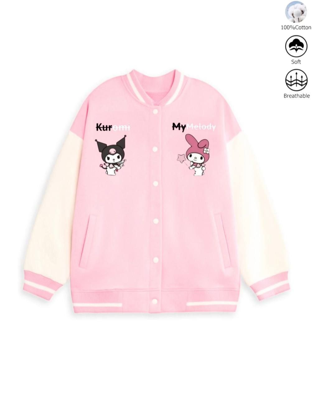 Kuromi My Melody Kids Girl Sweatshirt - Kids Girl (1PC)