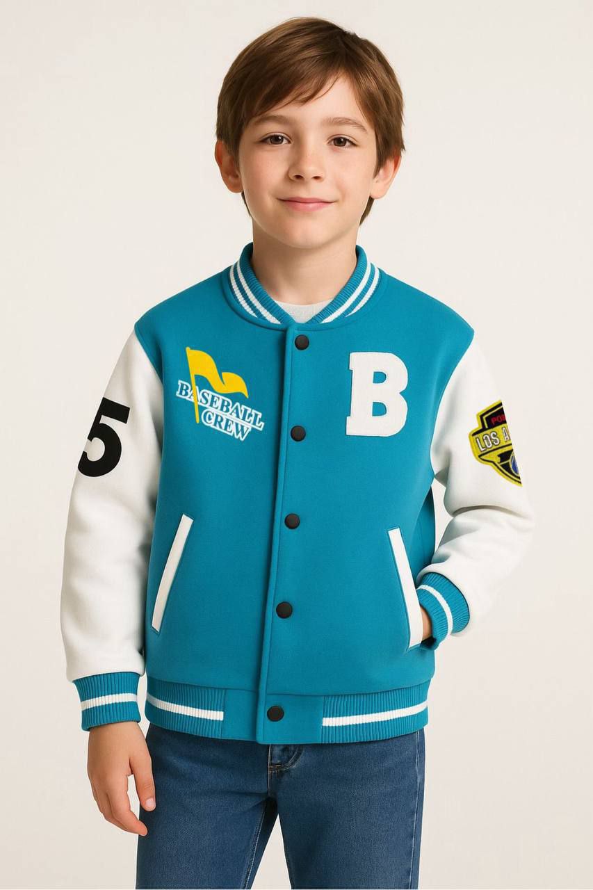 Baseball Crew Kids Boys Varsity Jacket - Kids Boys(1PC)