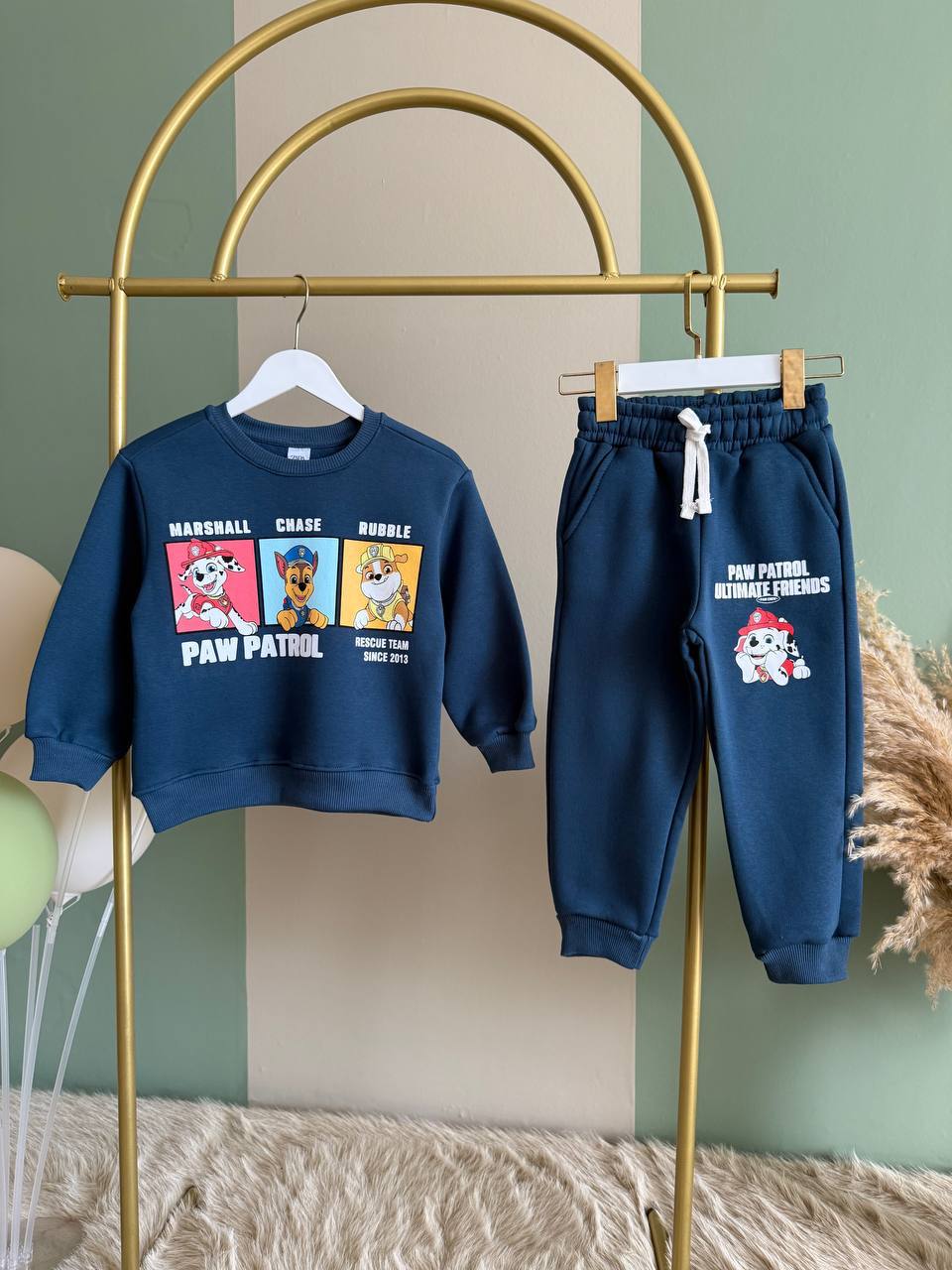 Paw Patrol Sweatshirt and Jogger Kids Boys Cotton Set - Kids Boys (2PCs)