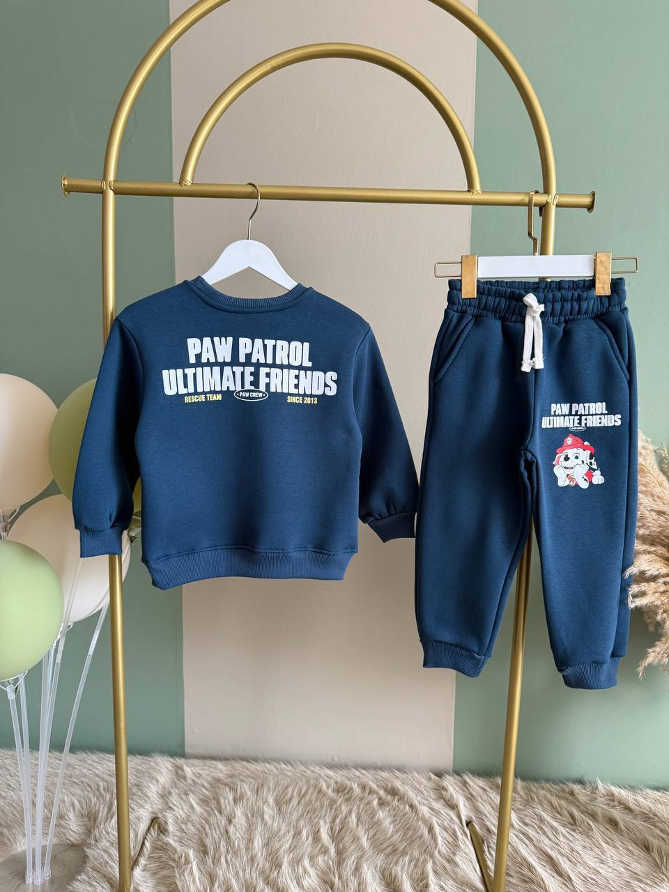 Paw Patrol Sweatshirt and Jogger Kids Boys Cotton Set - Kids Boys (2PCs)