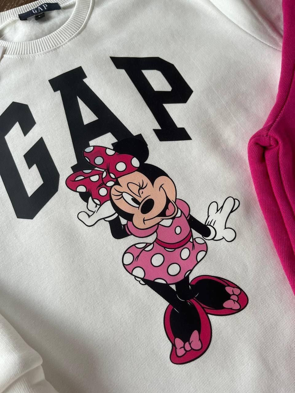 GAP Minnie Mouse Sweatshirt and Jogger Kids Set (Fleece Inside) - Kids Girls (2PCs)
