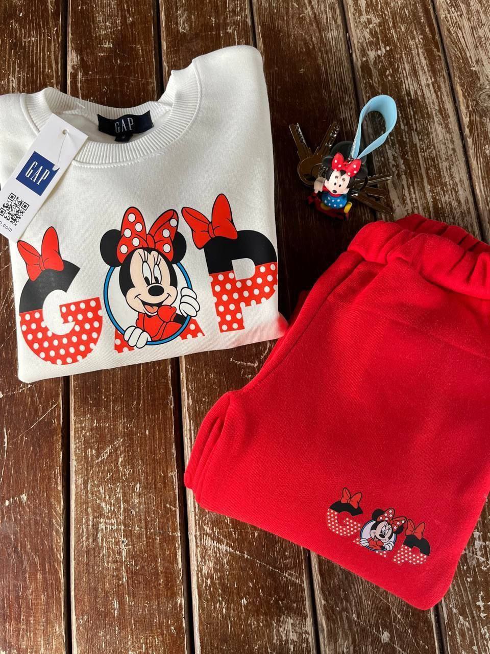 Minnie Mouse Girls Sweatshirt and Jogger Kids Set - Kids Girls (3-12Y)