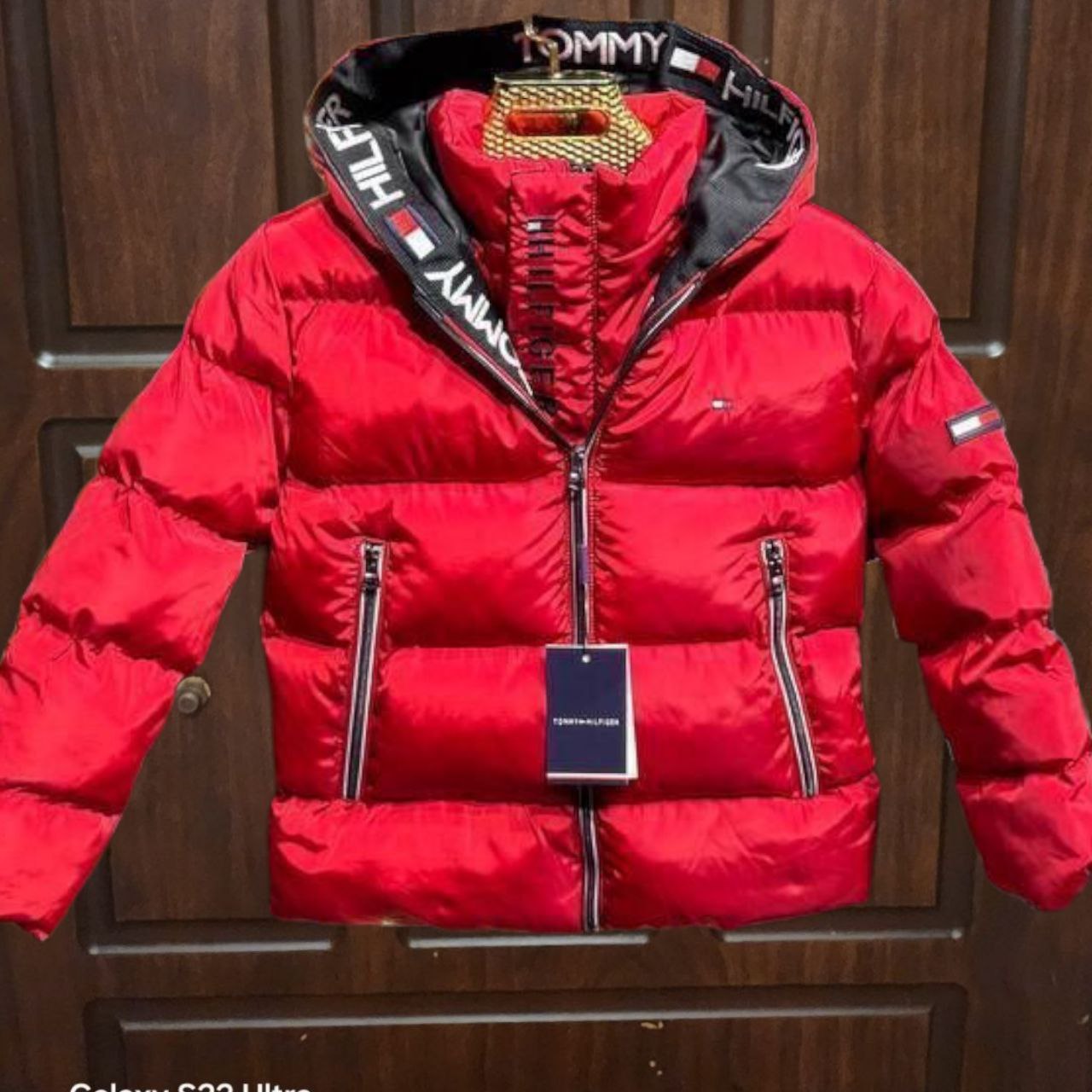 Tommy Kids Winter Puffer Red Jacket  - Kids/Teens (2-14Y)
