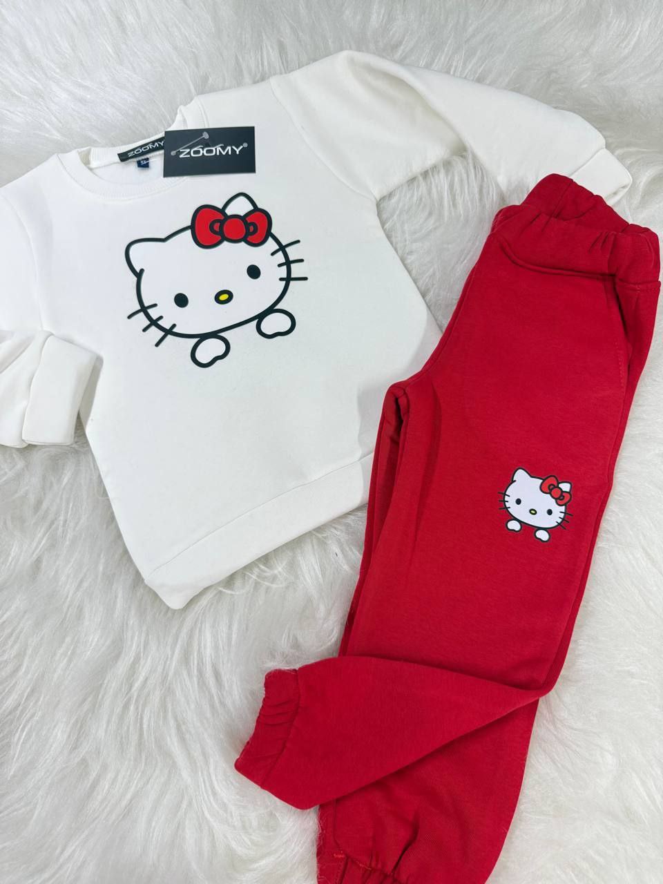 Hello Kitty Girls Sweatshirt and Jogger Set- Kids Girls (3-12Y)