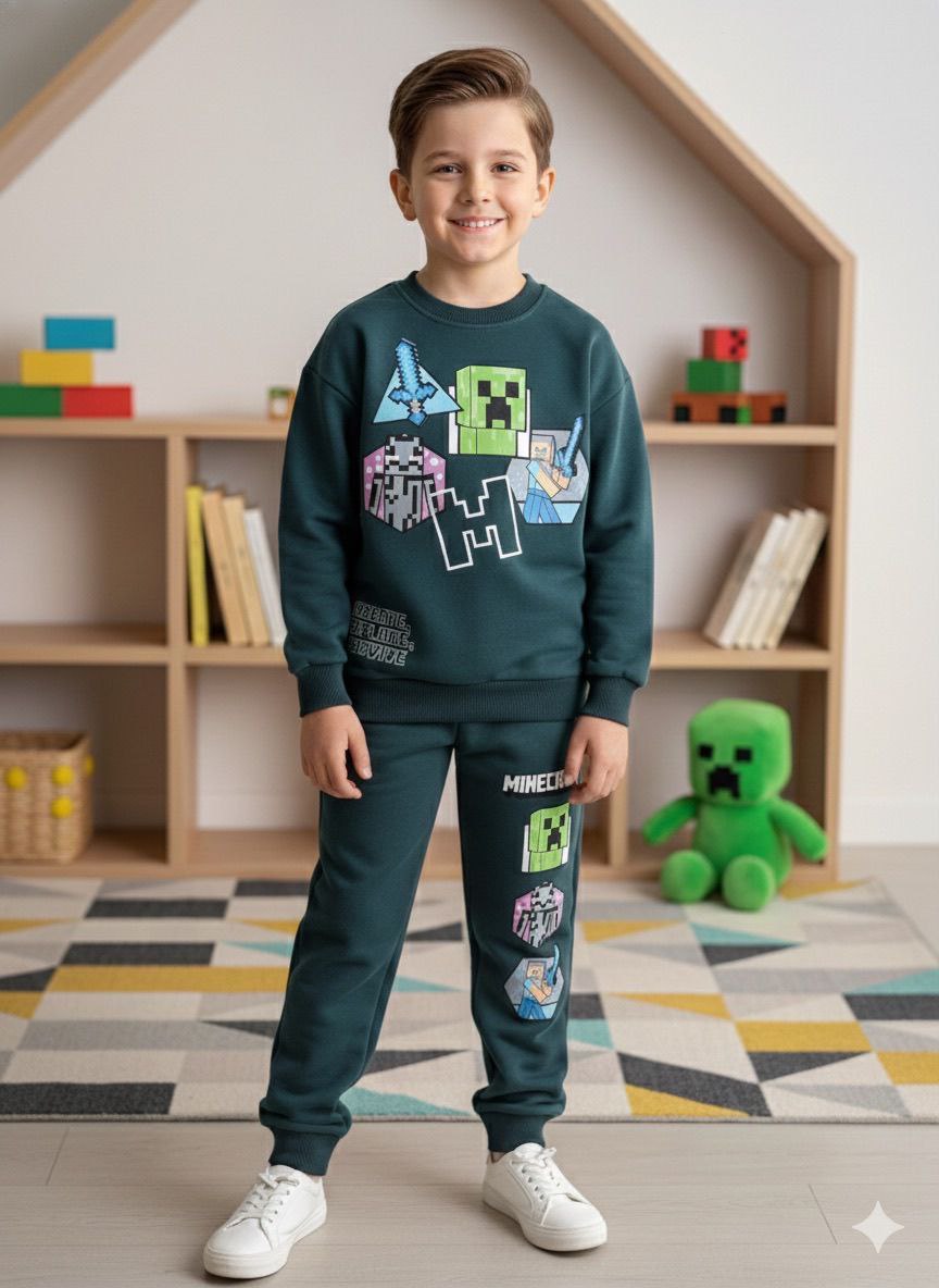 MInecraft Adventure Kids Boys Cotton Set - Kids Boys (4-12Y )