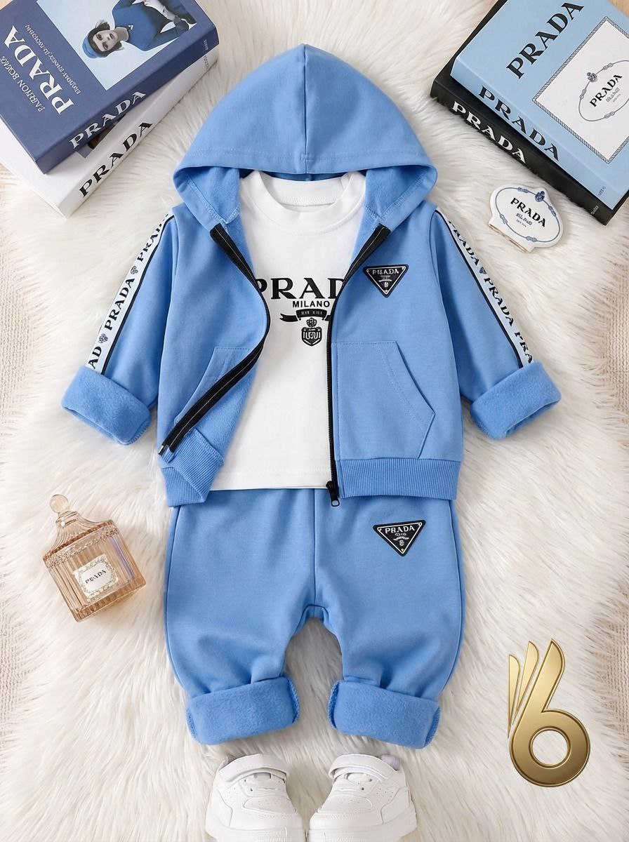 Baby Boy Prada Hoodie Tracksuit Set - Baby Boys (6 to 24M)