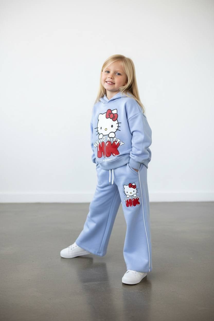 Hello Kitty Girls Hoody and Jogger Set- Kids Girls (3-10Y)
