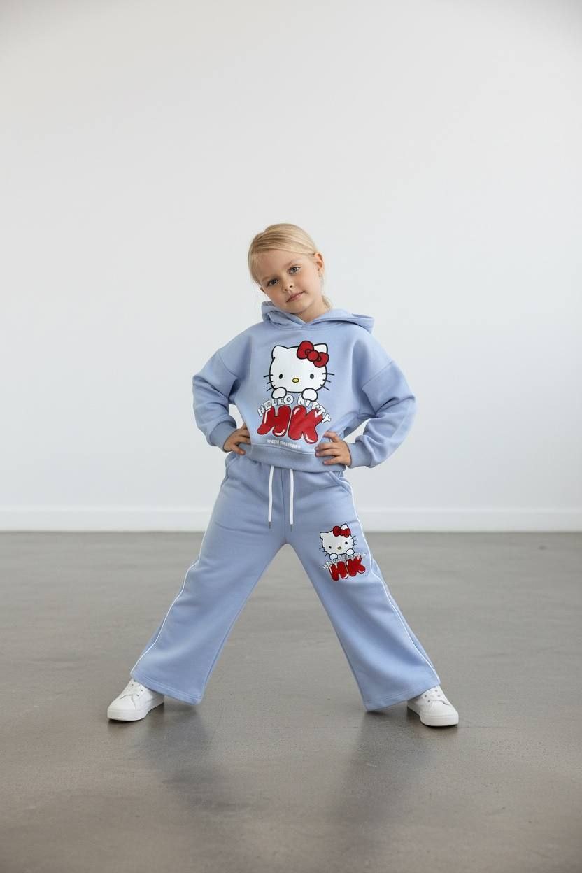 Hello Kitty Girls Hoody and Jogger Set- Kids Girls (3-10Y)