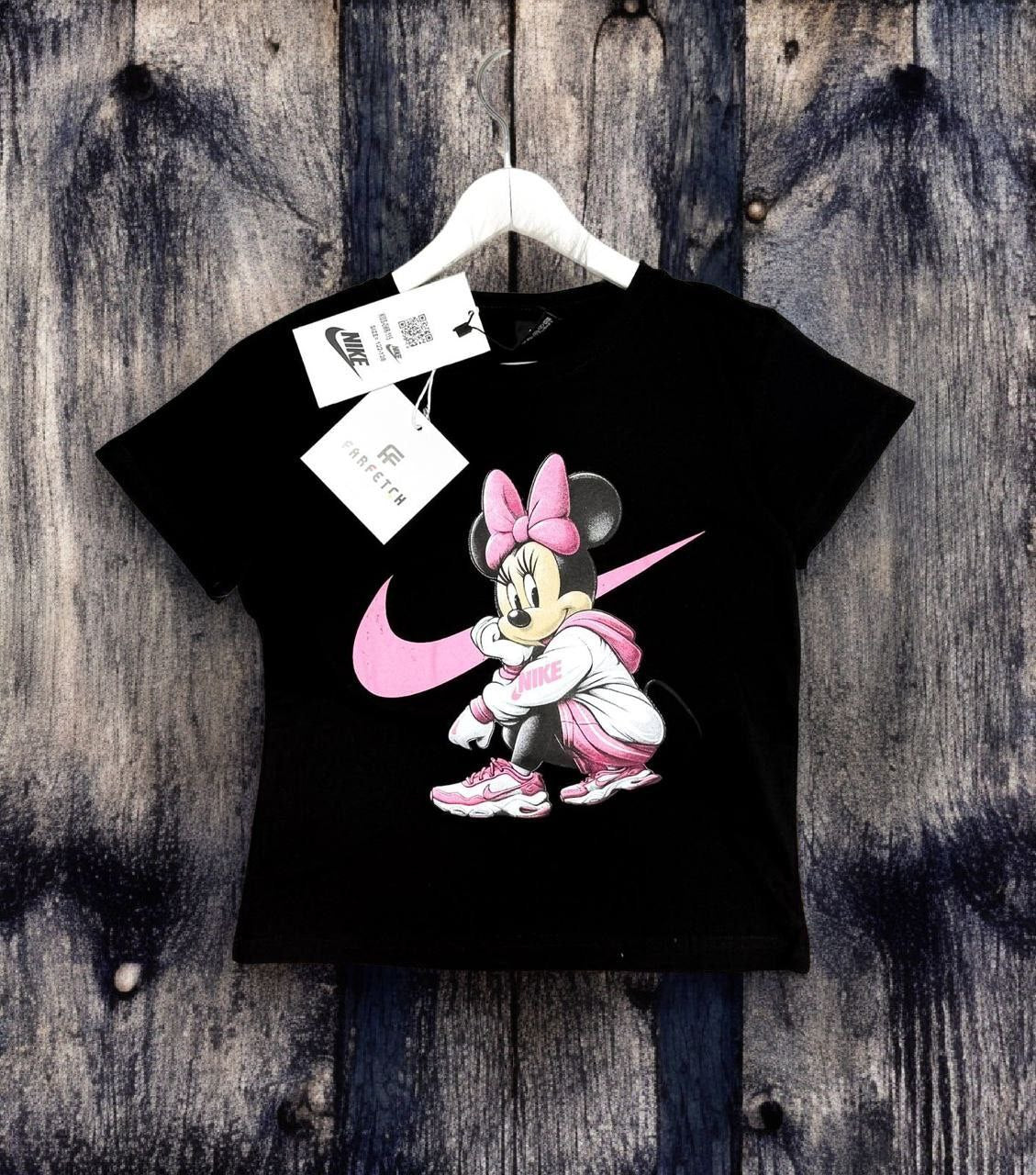 Nike Minnie Mouse Black Kids T-Shirt - Kids/Teens Girls (2 -16Y)