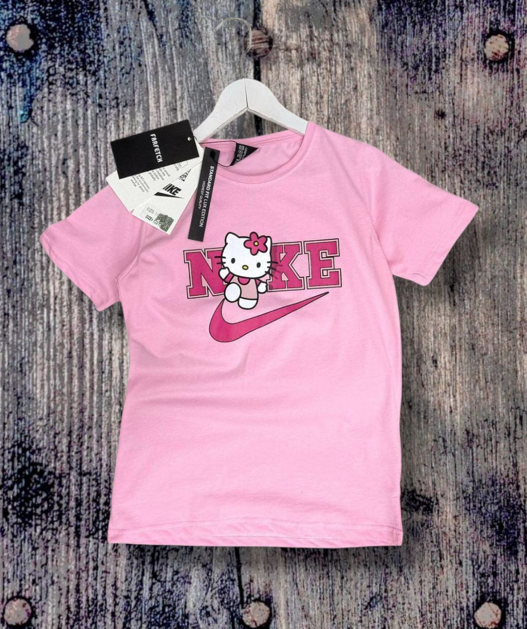 Nike Hello Kitty  Pink Kids T-Shirt - Kids/Teens Girls (2 -16Y)